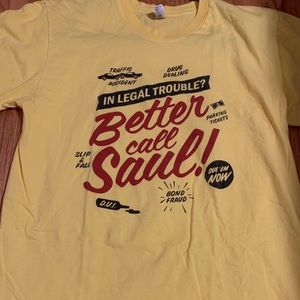 Better Call Saul T-shirt size L